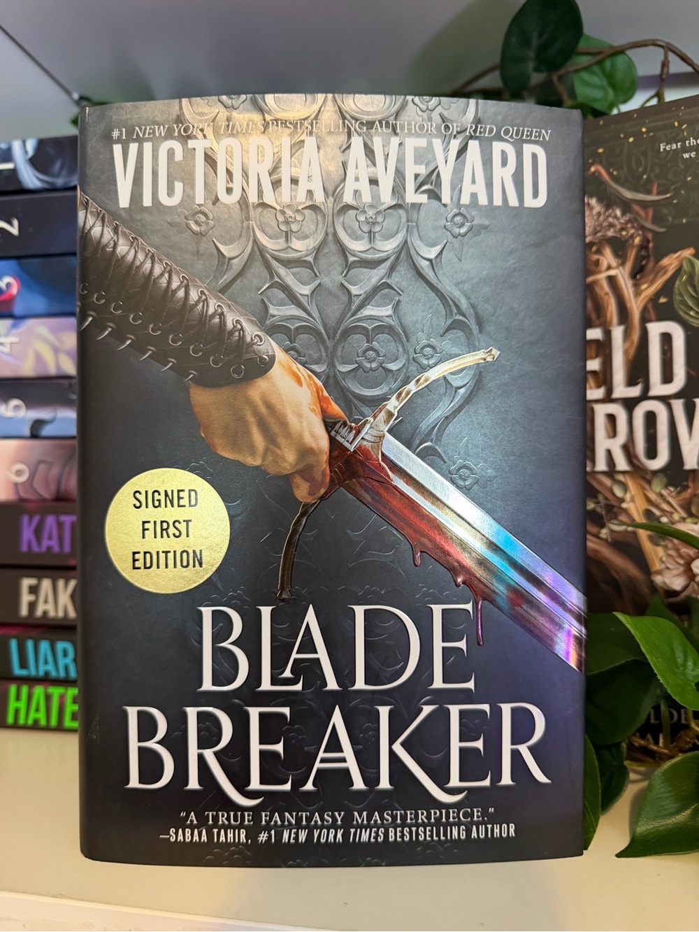 Signed First Edition – Blade Breaker by Victoria Aveyard